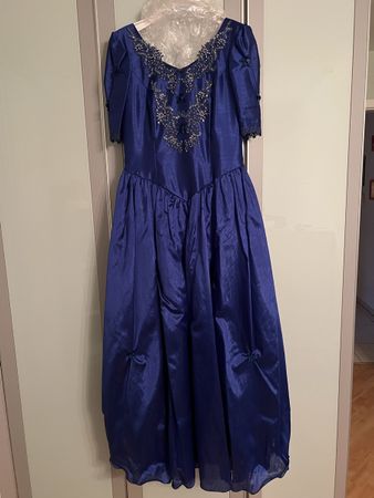 Wunderschönes, königsblaues Festkleid, nur einmal getragen,