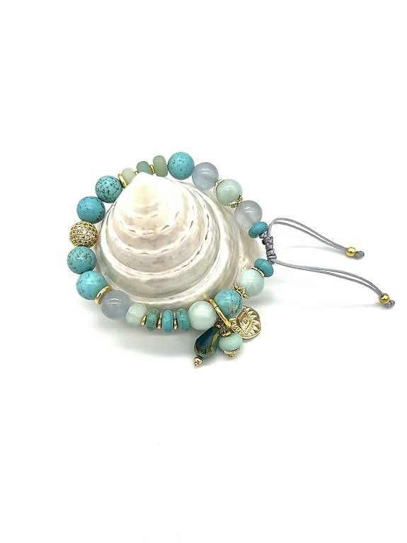 Bracciali & Braccialetti: Handgemacht Armband Steinperlen – Usato da Buchs SG venduto da jco_st8t