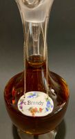 2 BRANDY & PORT Vintage Porzellan Flaschenanhänger England