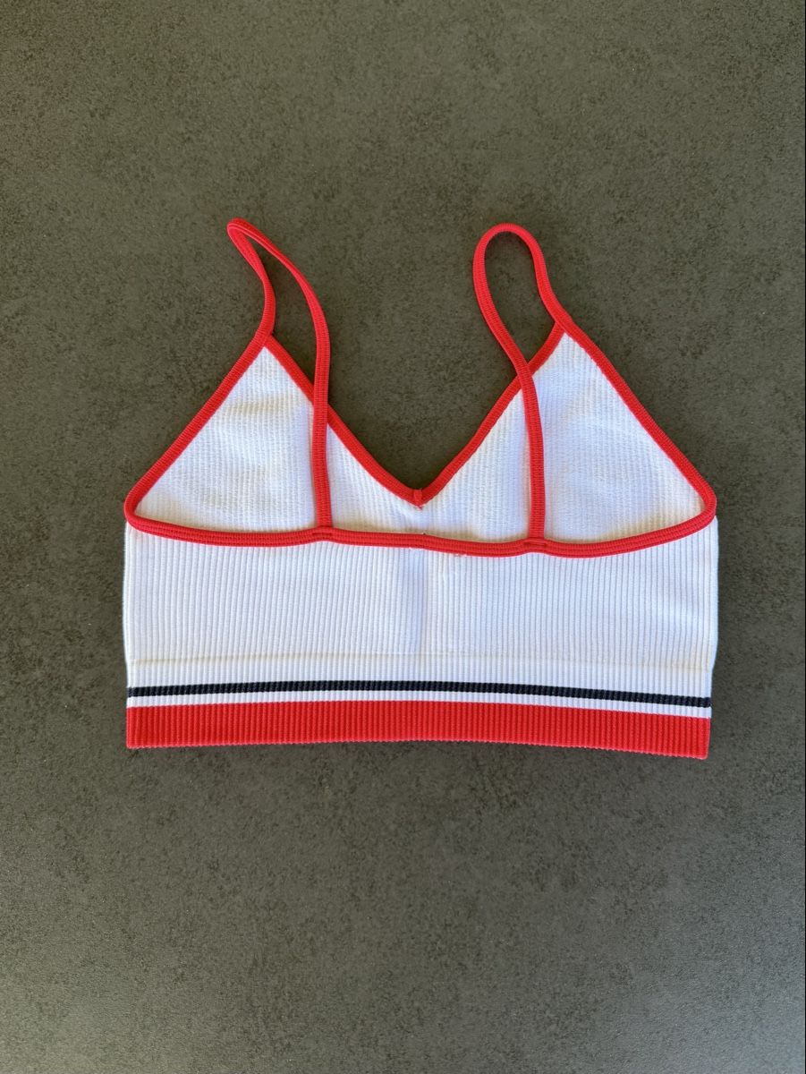 Zara Top: Top weiss, rot – Nuovo (secondo la descrizione) da Frümsen venduto da laura002 1