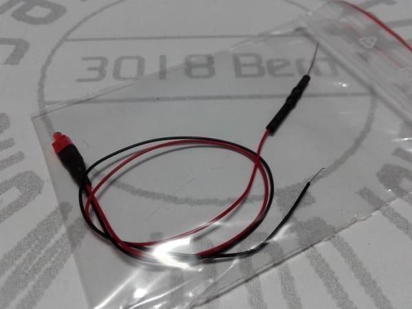 Componenti elettronici: LED rot 1.8mm 2/12V verkabelt – Nuovo (secondo la descrizione) da Luzern venduto da Salefactory 2
