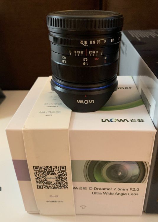 Venus Optics 7,5 Mm F/2 MFT Objektiv Für Drohnen | Ultra-Weitwinkel, Manueller Fokus, Schwarz & Super Leicht