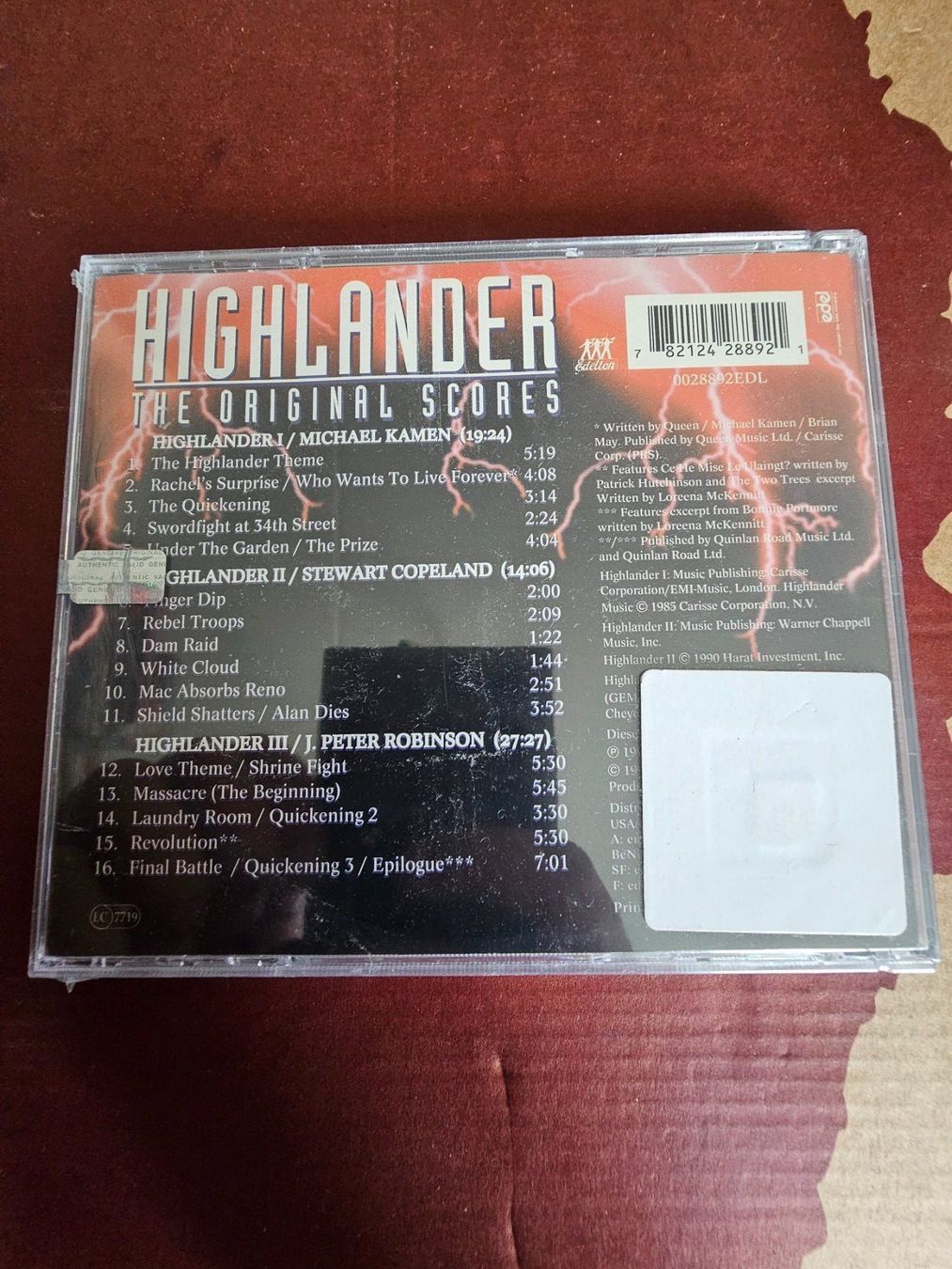 CDs: CD - Highlander - The Original Scores – Gebraucht aus Biberist von Foolio0 1