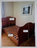 Eichen Mahagoni Bett