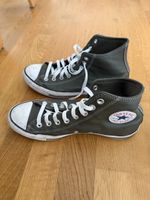 Converse All Stars High Leder Oliv, Top Zustand, Gr. 42.5