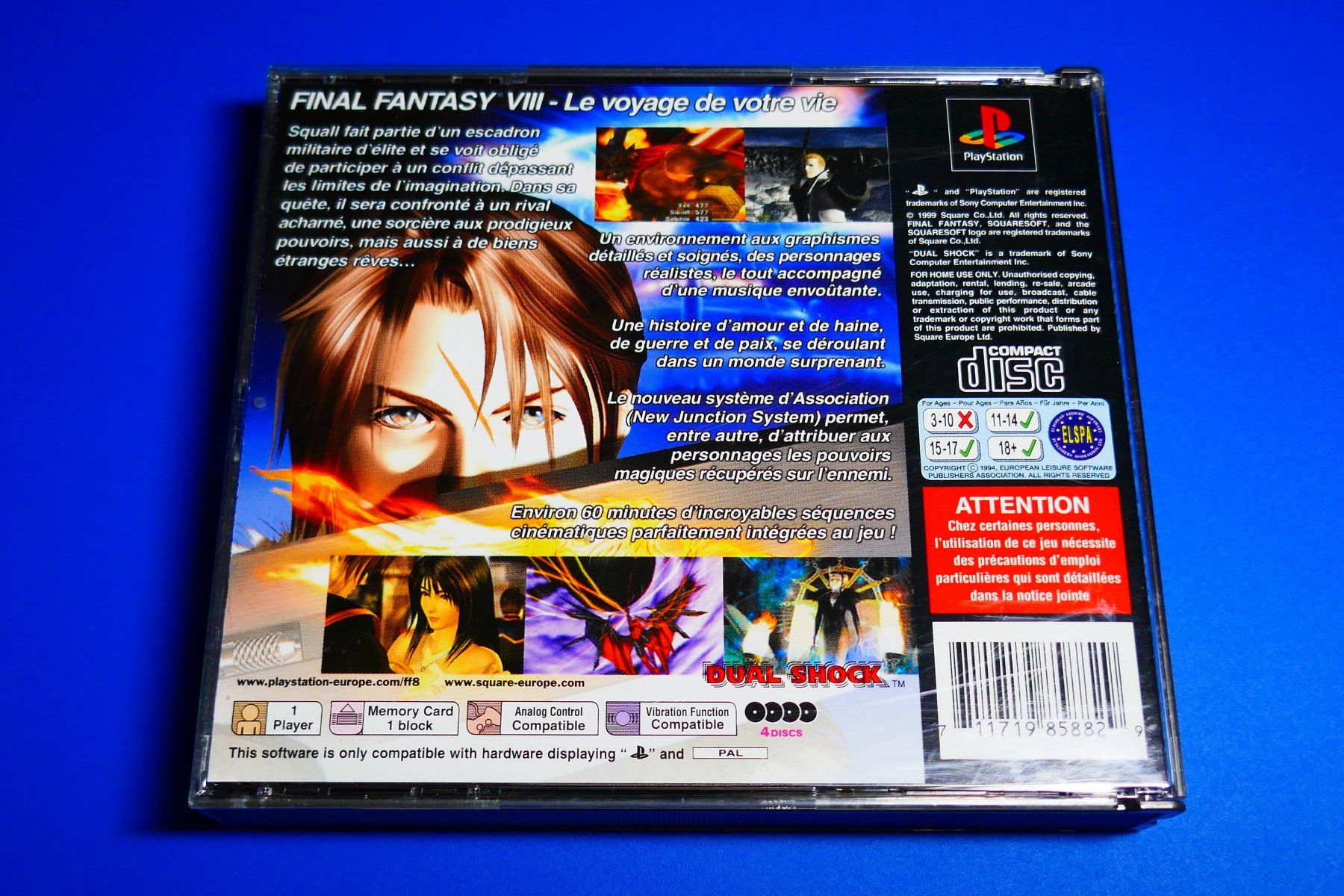 Sony Giochi: Final Fantasy VIII - Sony PlayStation 1 – Usato da Vuarrens venduto da Espace-Retro 6