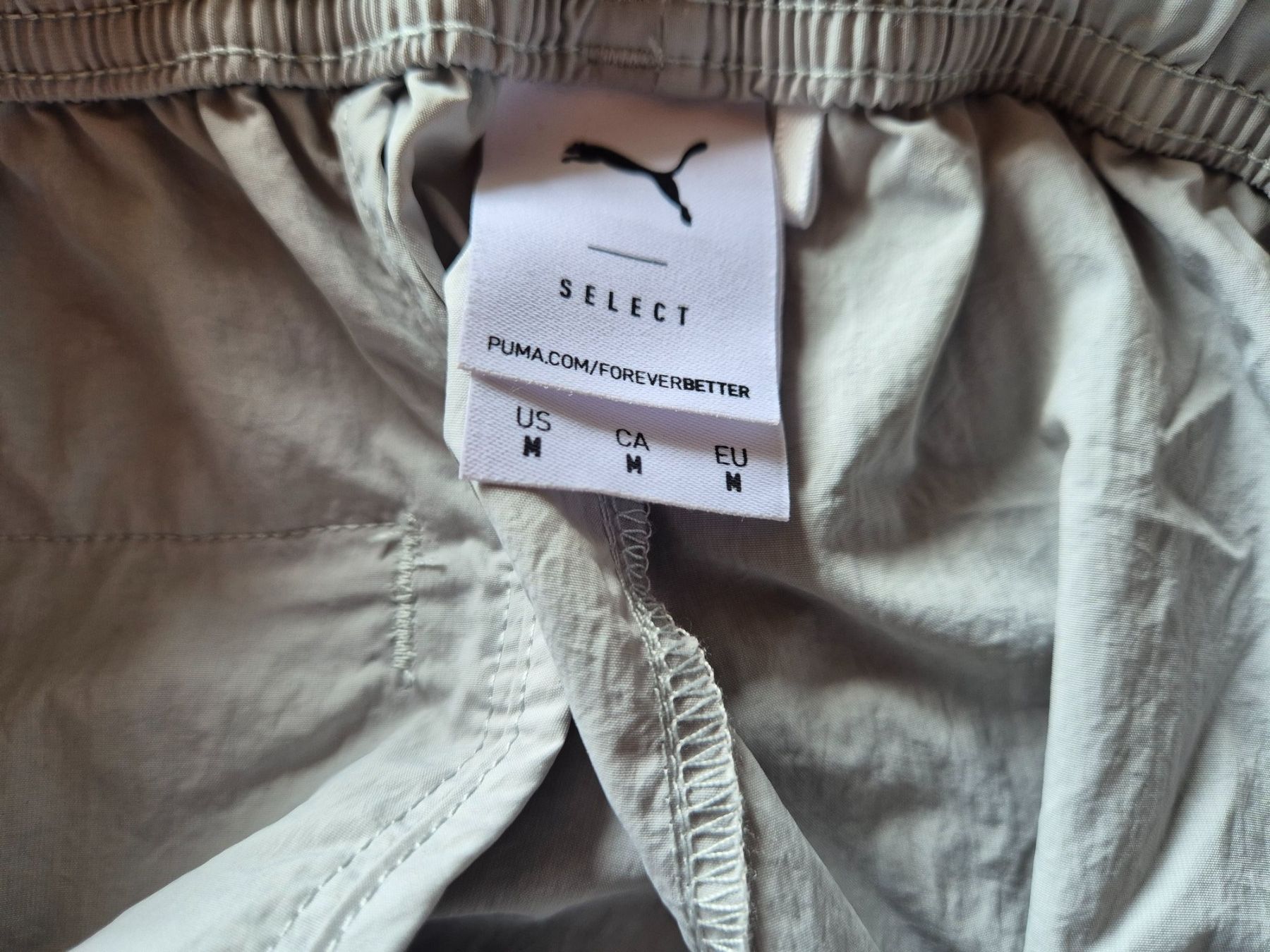 Puma Pantaloni: Puma PAM Laufhose Gr. M, hellgrau – Usato da Lohn-Ammannsegg venduto da Ricarda72 3