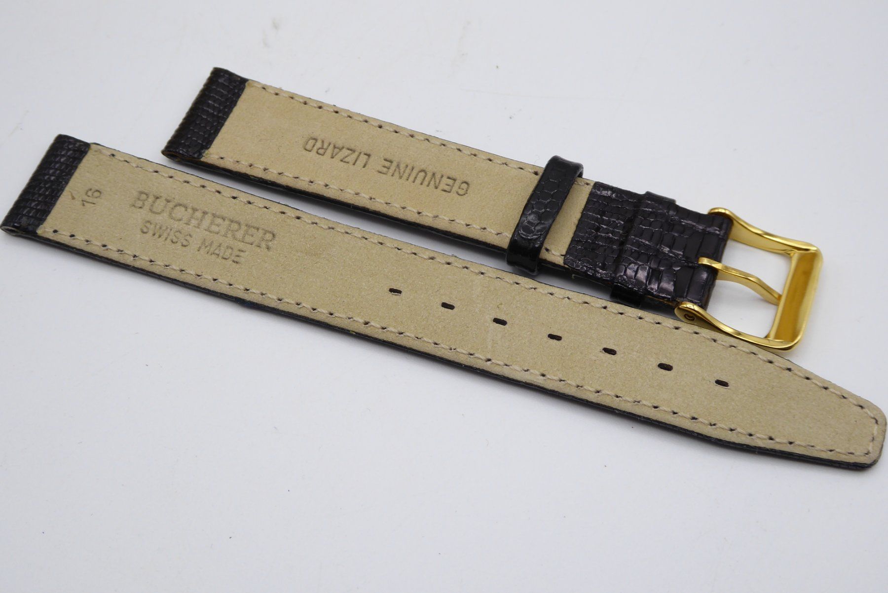 Bucherer Armbänder & -reifen: Bucherer Lizard leather strap 16mm – Neu (gemäss Beschreibung) aus Geneve von adr_xk6n 1