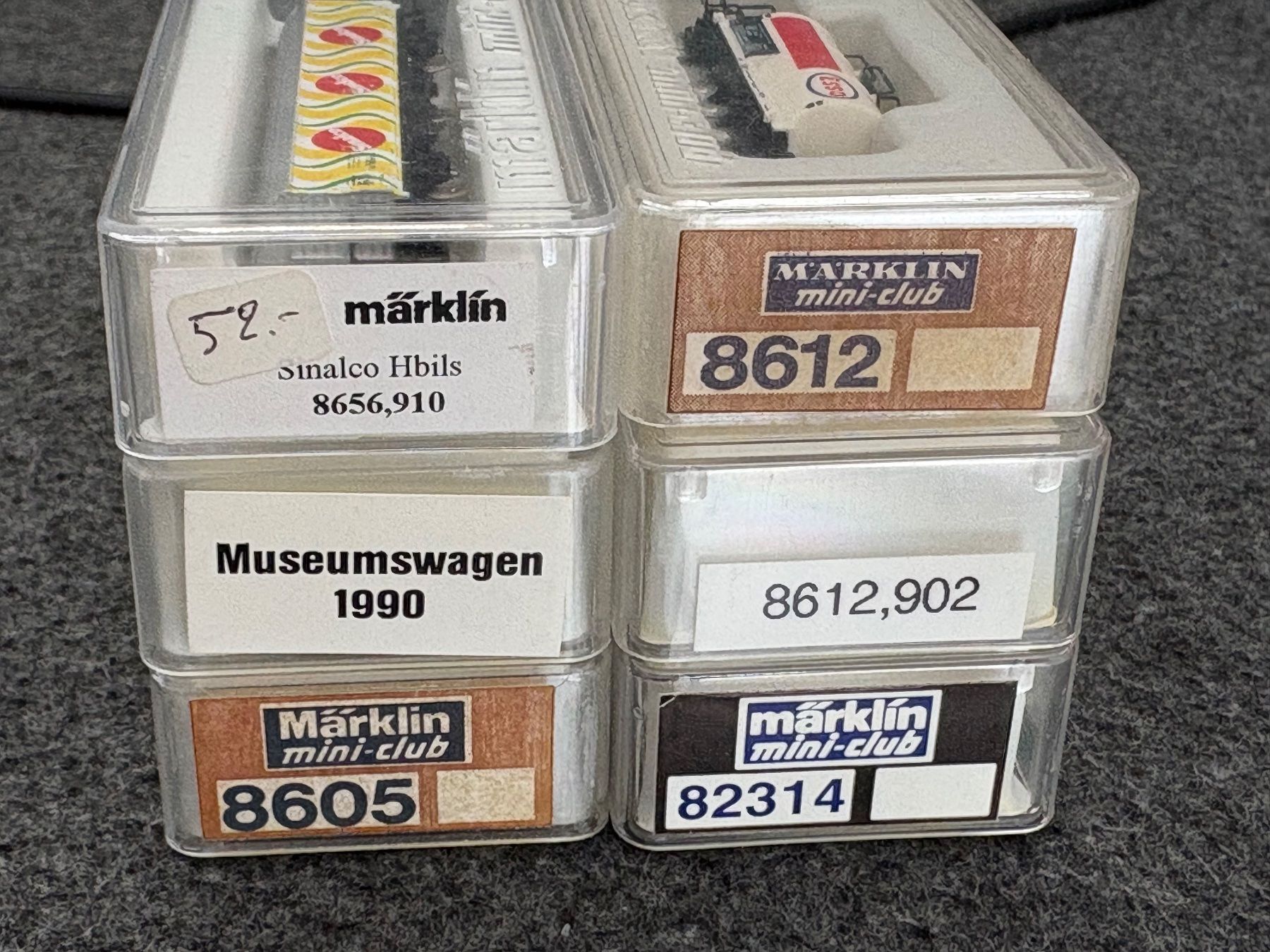 Märklin Modellini di ferrovie: 6x Marklin Z Guterwagen – Nuovo (secondo la descrizione) da Hauterive NE venduto da eriamch 1