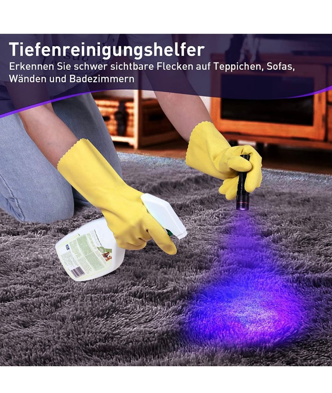 Lampade: UV Taschenlampe LED – Nuovo e nell'imballaggio originale da Nuglar venduto da SaleRitter
