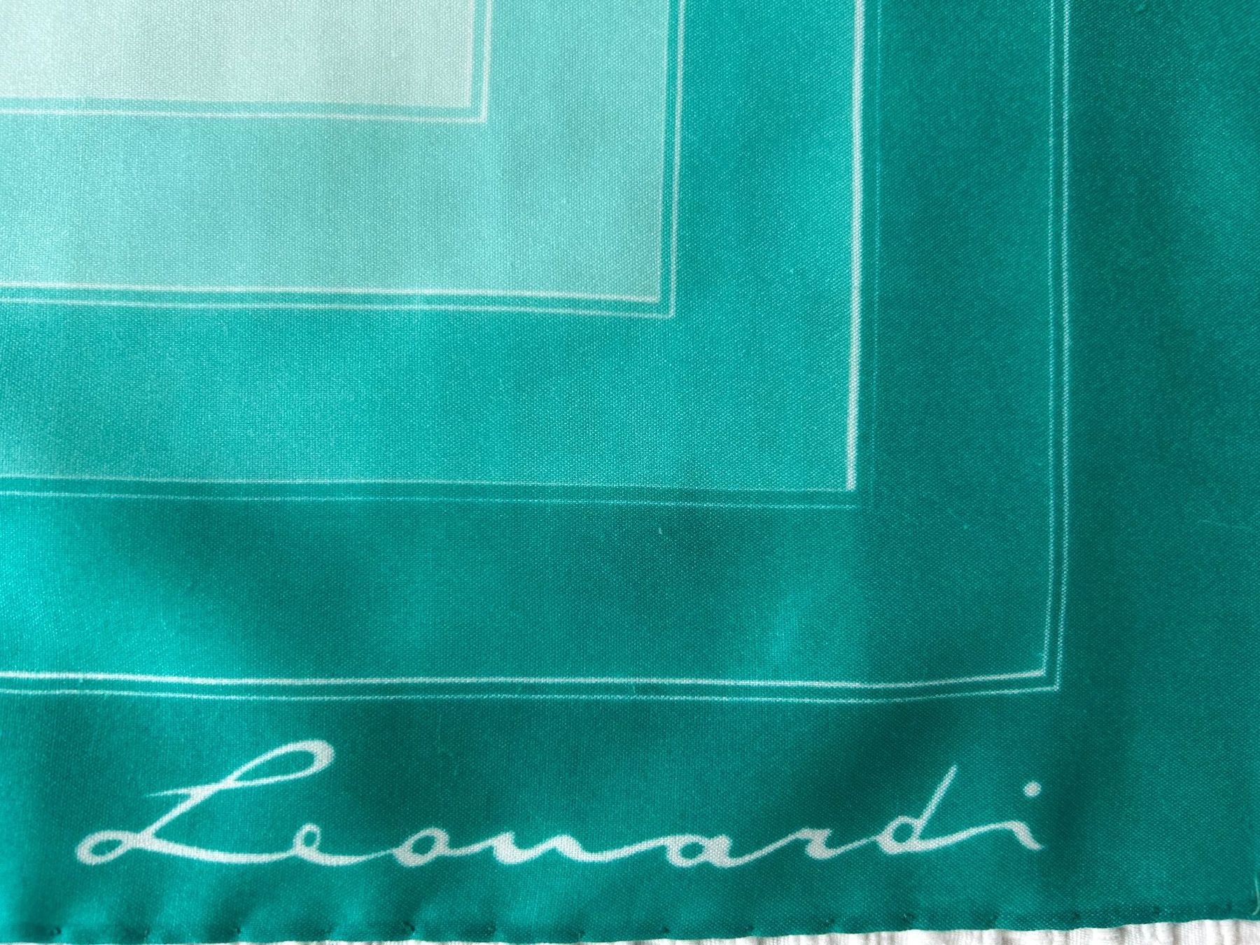 Foulard & Sciarpe: Tuch Leonard, handroulliert, grün – Usato da Horn venduto da Resvi 1