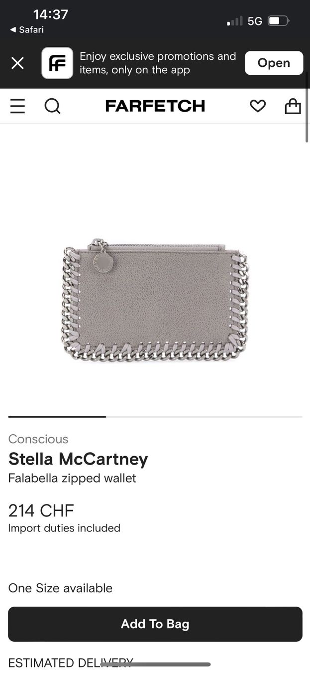 Stella McCartney Borse da donna: Stella McCartney falabella wallets – Usato da Rüschlikon venduto da Tey_sl 3