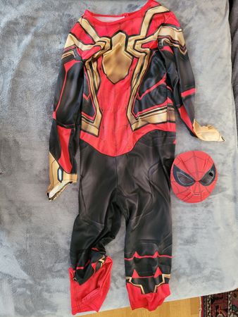 Costume Spiderman Enfant, Taille 8-10 Ans, pour Carnaval!