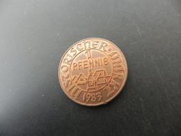 Jeton Aarau 1 Pfennig 1983 - Historischer Markt