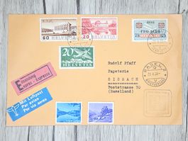 CL13 Enveloppe + Timbre Suisse 1938