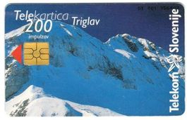 Telefonkarte Slowenien Chip-104 Gebirge