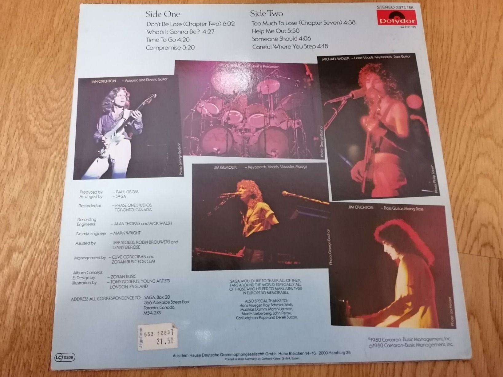 Dischi in vinile: Saga Langspielplatte – Usato da Geroldswil venduto da Dirici 1