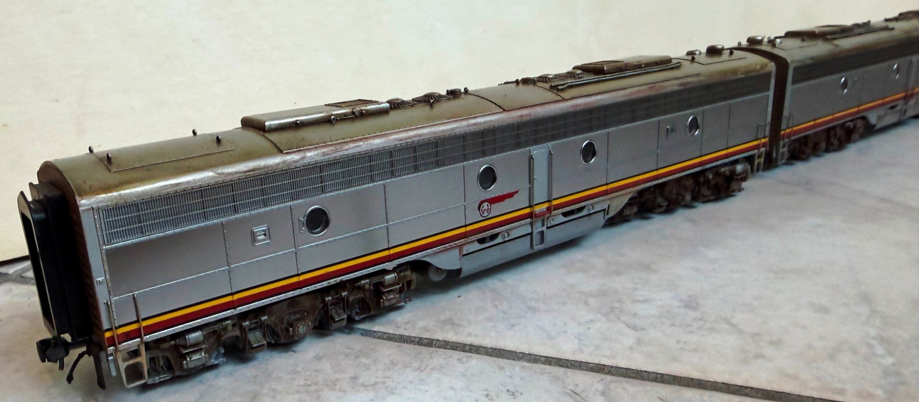 Broadway Modellini di ferrovie: Broadway Limited 5427 HO Santa Fe EMD E8 A + B Unit! – Usato da Steffisburg venduto da Calceolaria 4