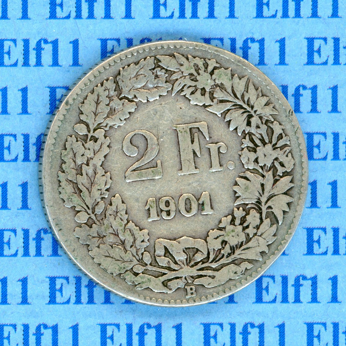 Tutti le monete: CHF___2.00 1901 s-ss 2 Franken – Usato da Widnau venduto da Elf11
