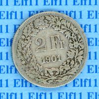 CHF___2.00 1901 s-ss 2 Franken