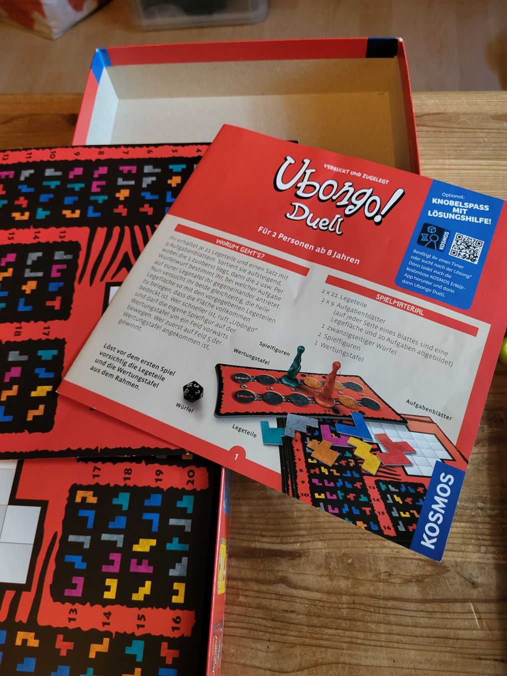 Spiele: Brettspiel Ubongo! Duell – Neu (gemäss Beschreibung) aus Guggisberg von Aegertenlehn 1