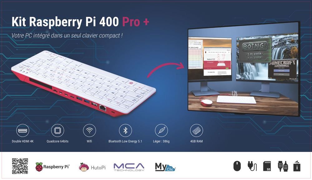 Raspberry Pi PC: Starter Kit Raspberry Pi400 64GB DE Version – Nuovo e nell'imballaggio originale da Dietlikon venduto da Salesmax 5