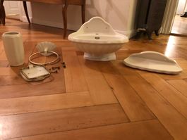 Keramik Lavabo Set für Toilette