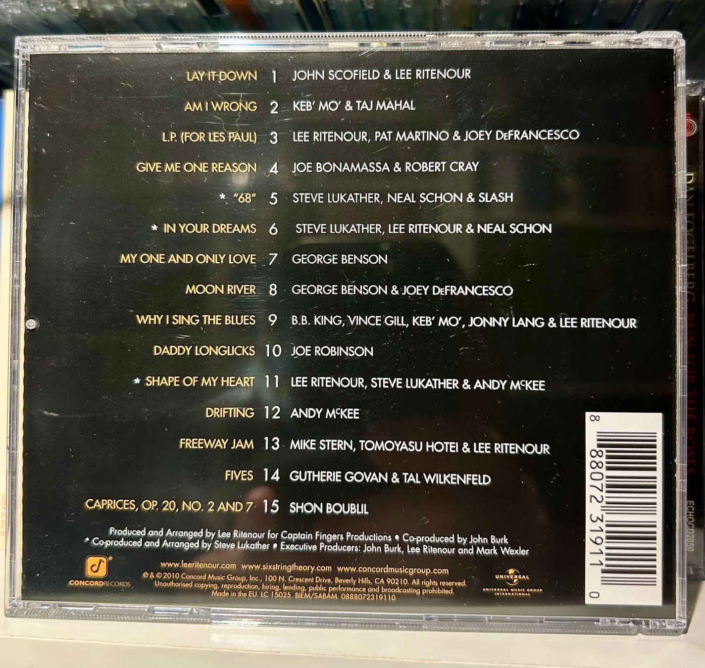 CDs: LEE RITENOUR 6 String Theory CD LUKATHER TOTO SCHON SLASH – Neu (gemäss Beschreibung) aus Basel von forevermusic 1