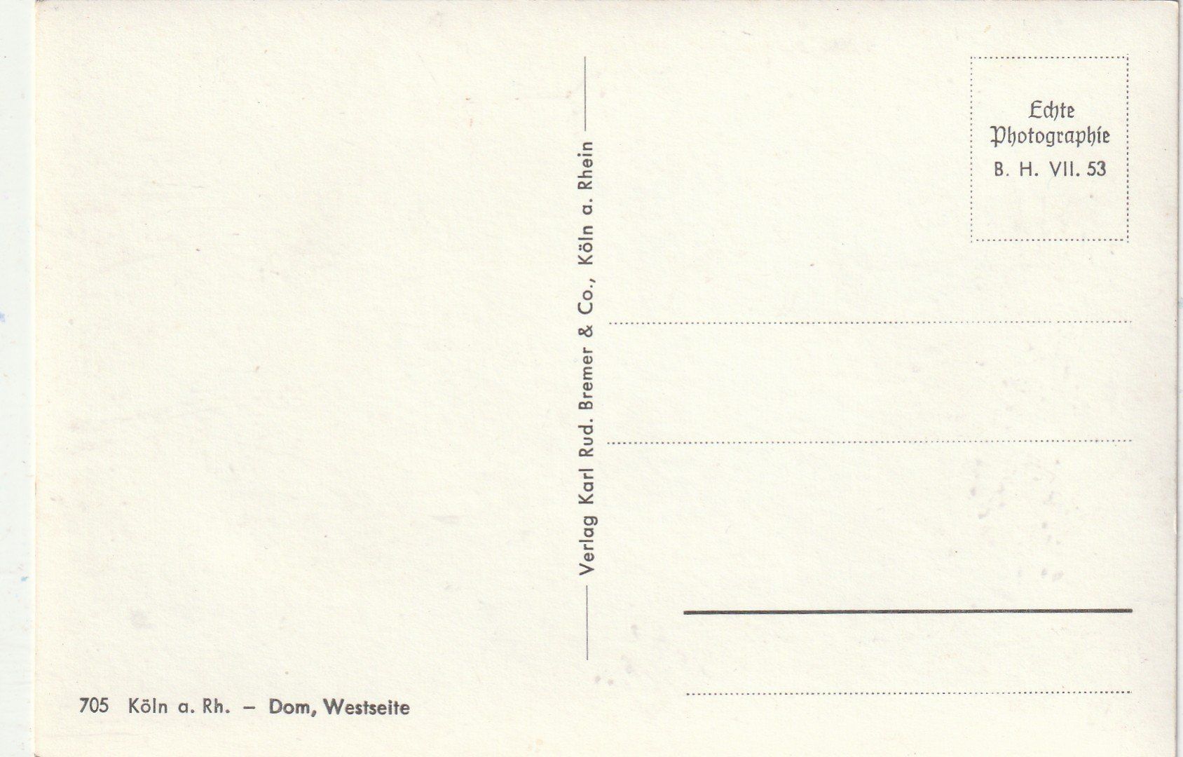 Cartoline postali: Kölner Dom Westseite – Usato da Lumbrein venduto da made02 1