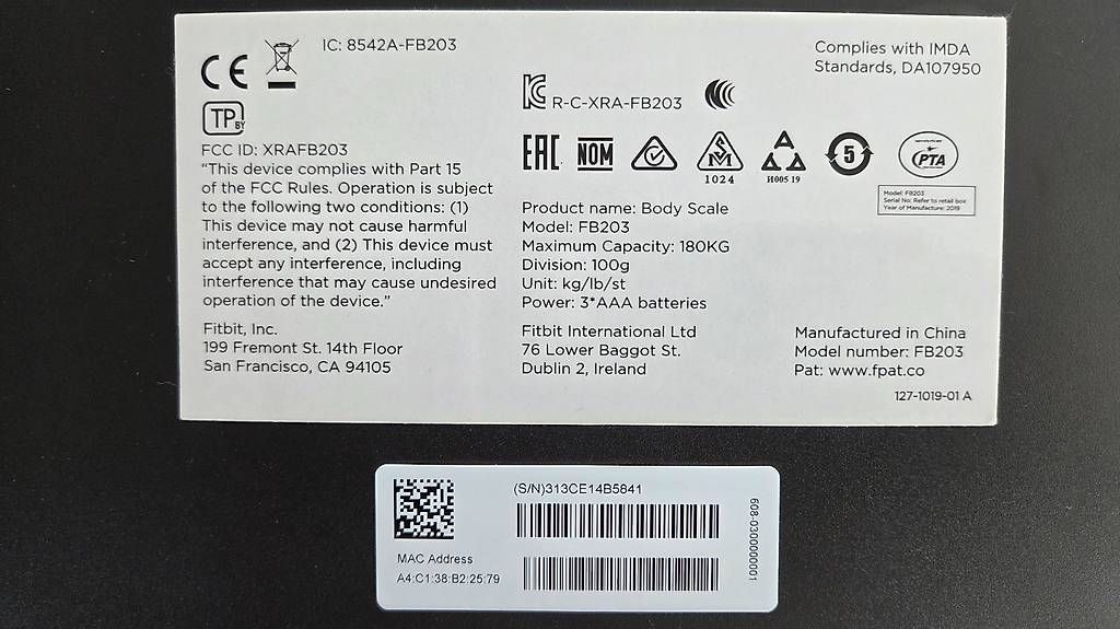 Personenwaagen: Fitbit Aria Air Personenwaage – Gebraucht aus Oftringen von Williams2 3