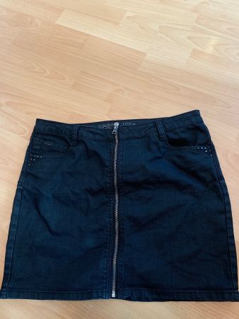 Jupe en jeans noire Cache-cache taille 42