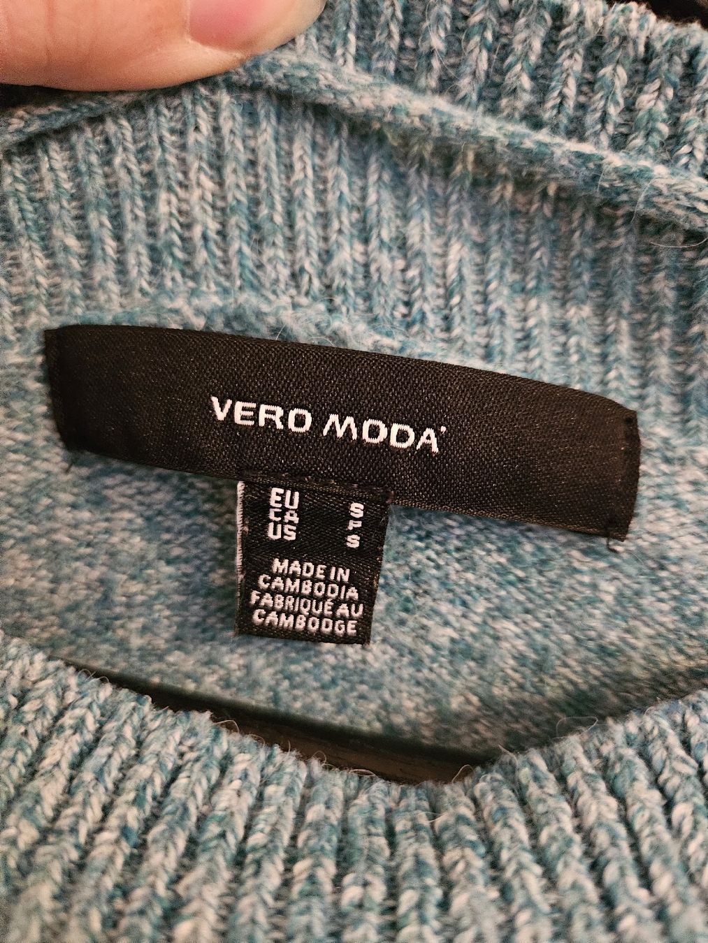 Maglioni & Felpe: Pull Vero Moda bleu taille S – Usato da Lausanne venduto da kaltri 1