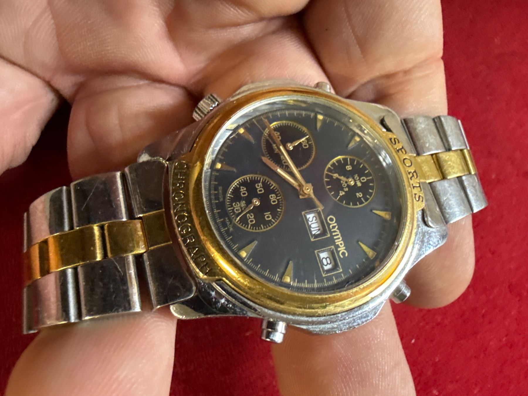 Orologi: Olympic Chronograph 38 mm Quarz – Usato da Pfeffingen venduto da Allhandelklgwatches 1