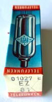 1 Gleichrichterröhre / Radioröhre EZ81, NEU/OVP, Telefunken
