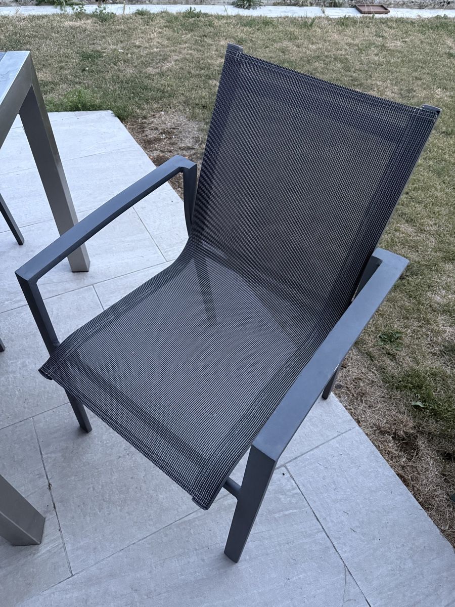Sedie: Gartenstühle aus Aluminium – Anthrazit – Usato da Illnau venduto da tug_hs7z 1