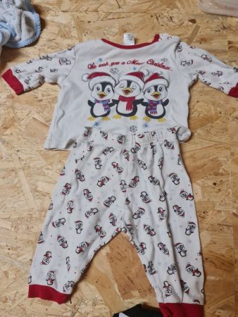 Bab Weihnachten Pyjama Pinguine 68