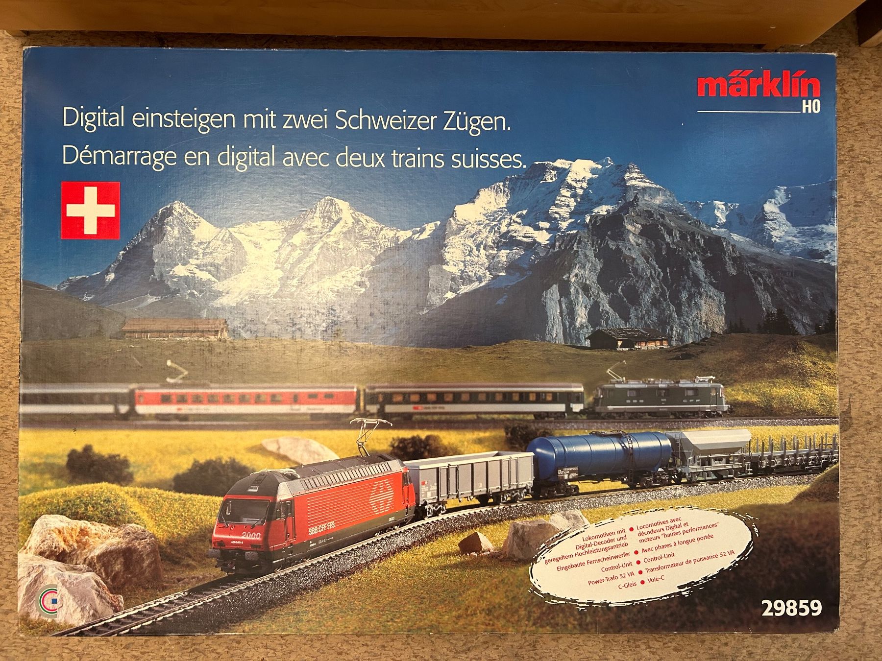 Märklin Modellini di ferrovie: Digital Starterset Märklin 29859 – Usato da Aesch (Neftenbach) venduto da klaibovski