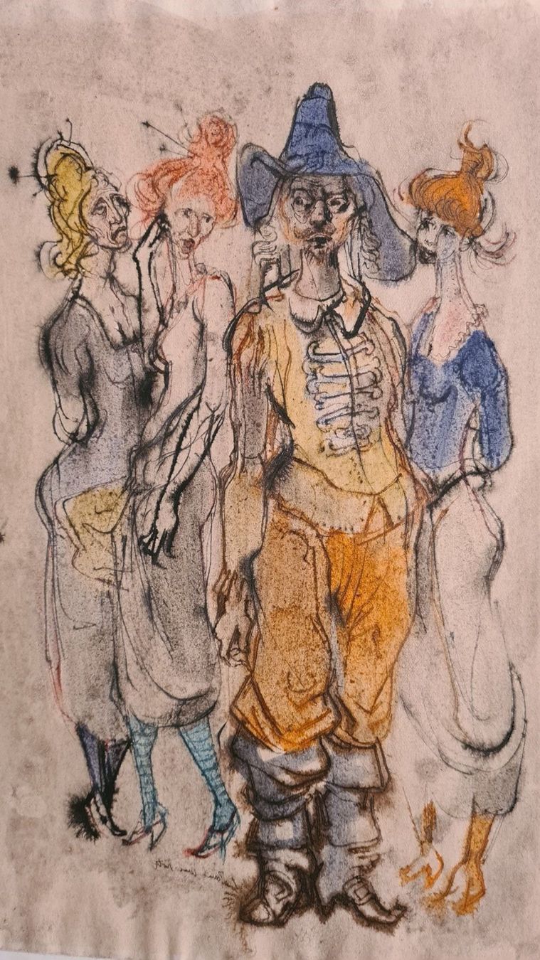 Tableaux: Basler Künstler sign. "Millieu" ca. 1920 – D'occasion à Emmenbrücke par Kunstankaufverkauf9 1