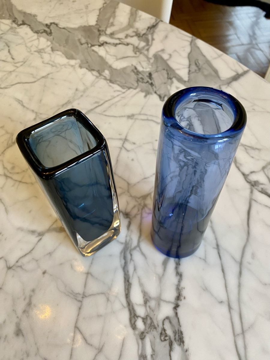 Holmegaard Vasi & Recipienti: 2 Vases Scandinaves – Usato da Genève venduto da Oscar-111 1