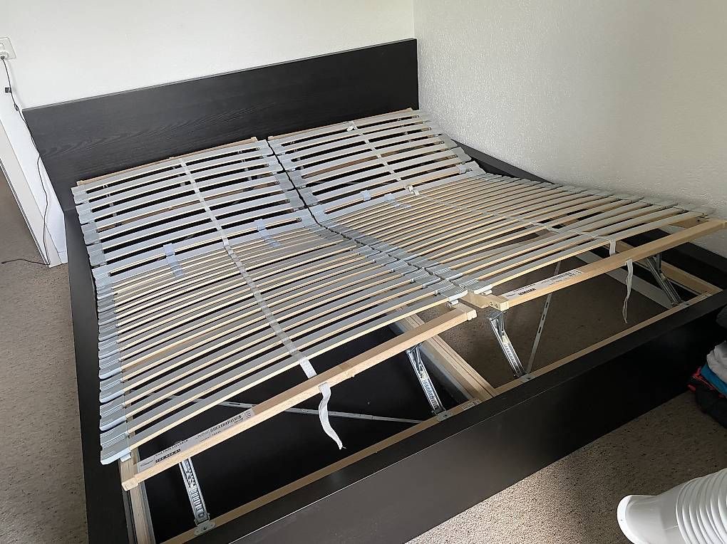 Ikea Betten: Ikea Malm Bett schwarz 180x200 – Gebraucht aus Buttwil von akkebeR85 1