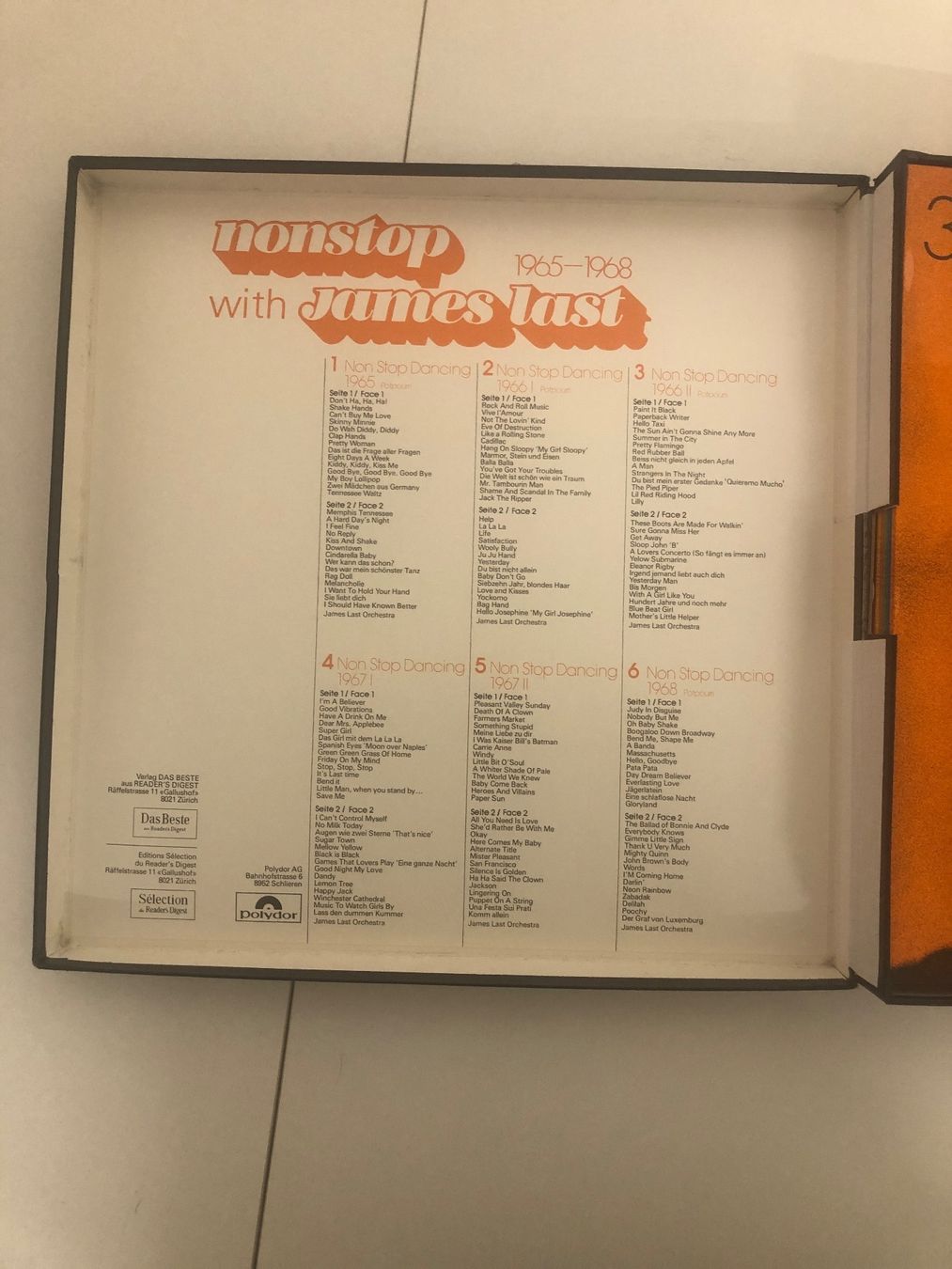 Dischi in vinile: James Last - Nonstop Dancing 3 LPs Vinyl Box Set – Usato da Steinach venduto da Bom53 1