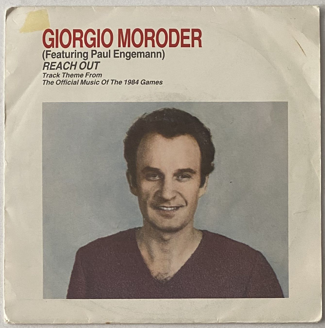 Dischi in vinile: Giorgio Moroder featuring Paul Engemann, Reach Out – Usato da Flums venduto da Aebo1