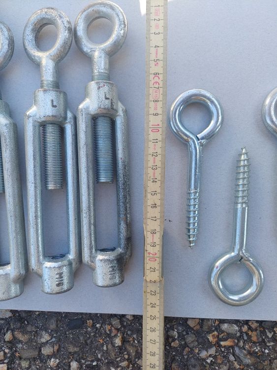 STFALI Seilspanner Edelstahl 4er Set - Für Drahtseil 5mm Geländer & Zäune