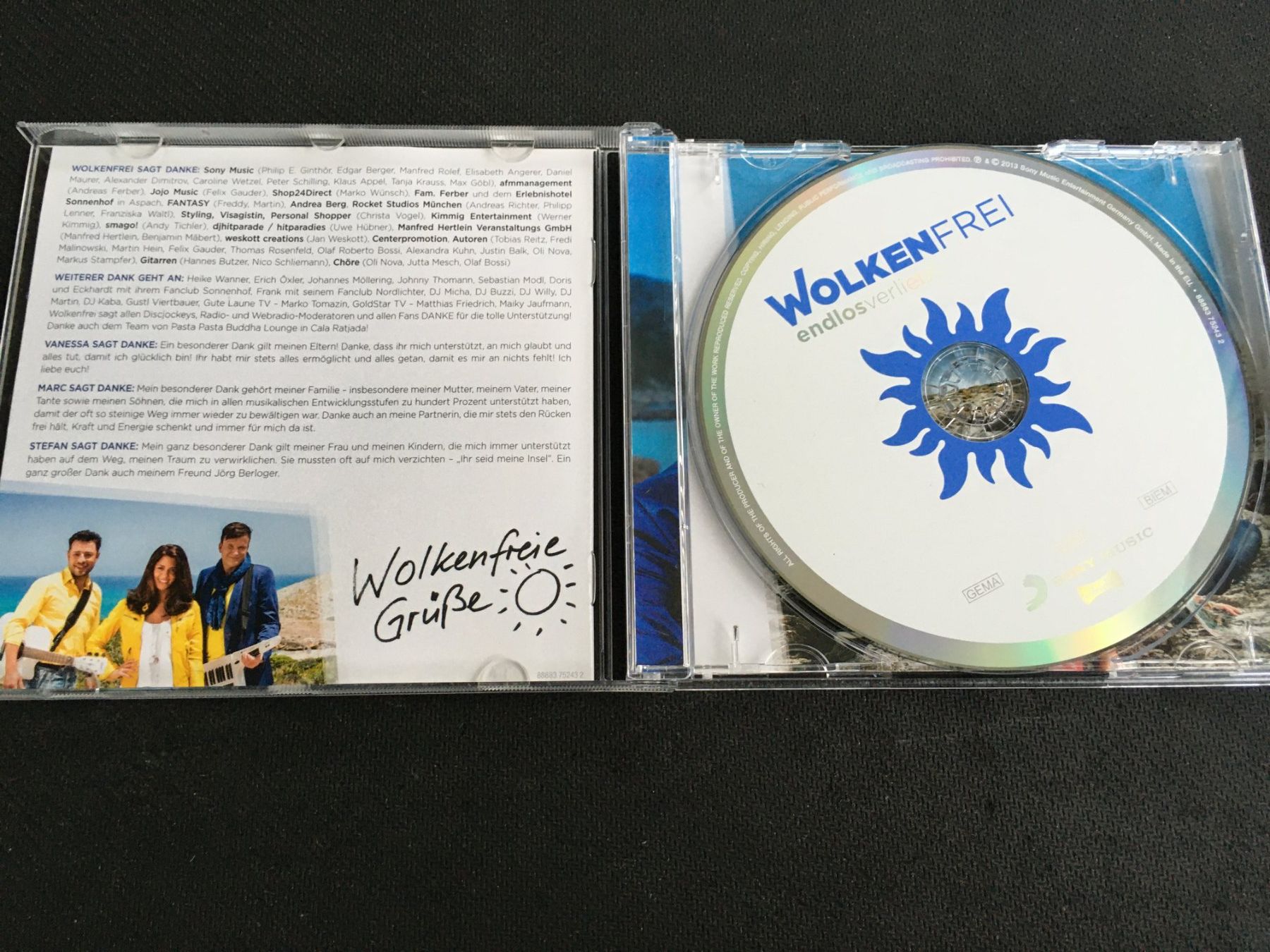 CD: Wolkenfrei - Endlos Verliebt -CD- – Usato da St.Gallen venduto da MedienJoe 1