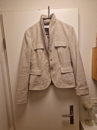 A-K-R-I-S- Punto Blazer Damen Grösse 36 Beige 100% Baumwolle