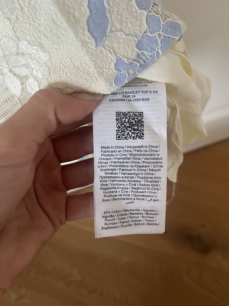 Tops: Object Top, Gr. 38, Sommerlich, Spitze, Neuwertig! – Gebraucht aus Riehen von SalomeTramer 3