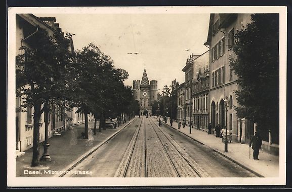 Cartes postales: AK Basel, Missionsstrasse, 1926 – D'occasion à Berlin par bartko-reher