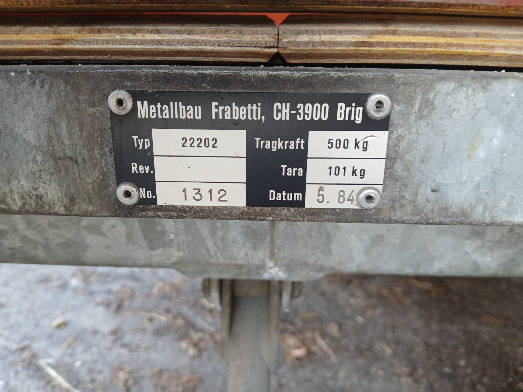 Anhänger: Chariot de la poste – Gebraucht aus L'Isle von Outils 1