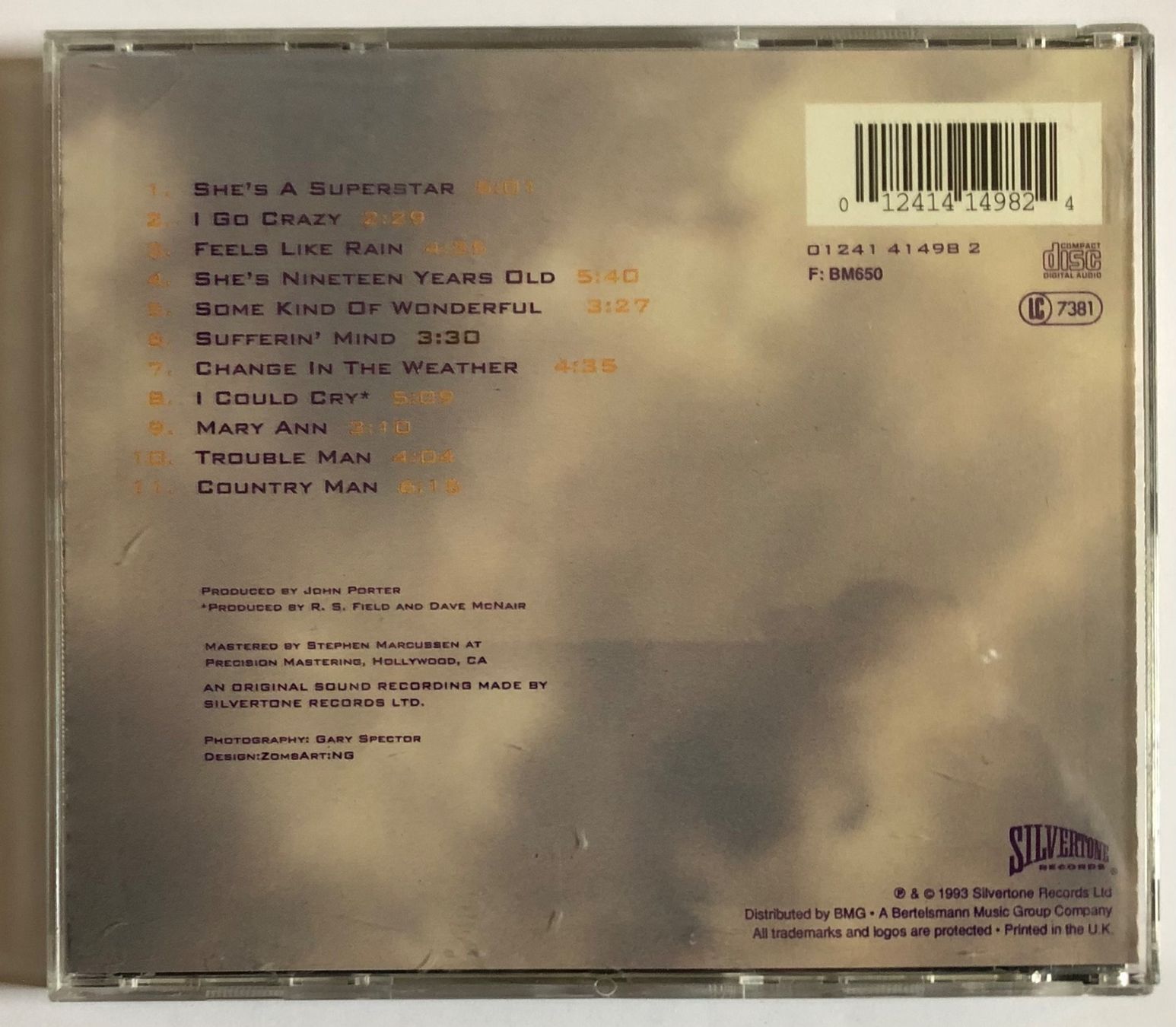 CDs: BUDDY GUY - FEELS LIKE RAIN – Gebraucht aus Poliez-Pittet von Newtown-Records 1