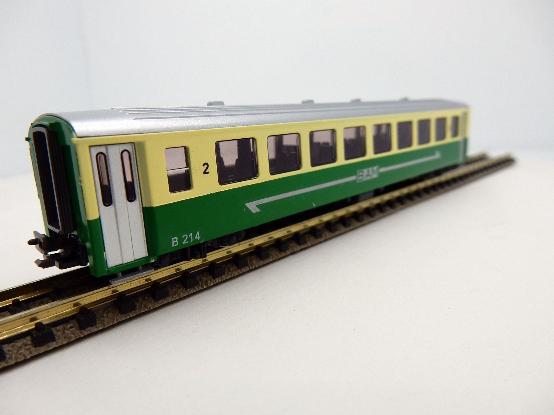 Kato Modelleisenbahnen: N-  "BAM" Bière - Apples - Morges - Voiture EW  - 2 Cl. – Neu (gemäss Beschreibung) aus Locarno von Gudrun2 3
